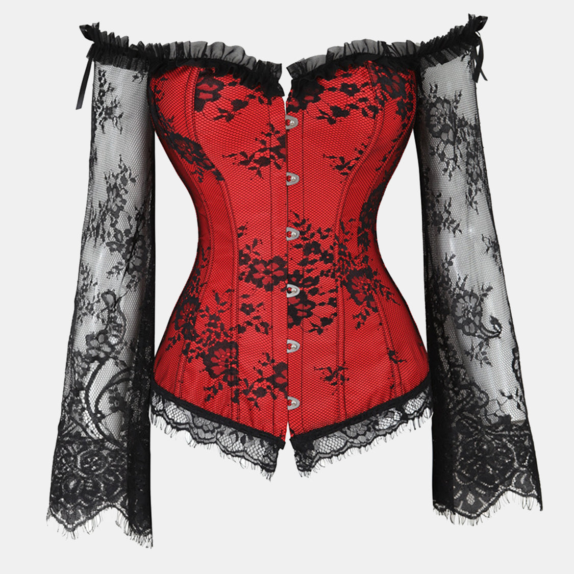 Gothic Mesh Corset Top