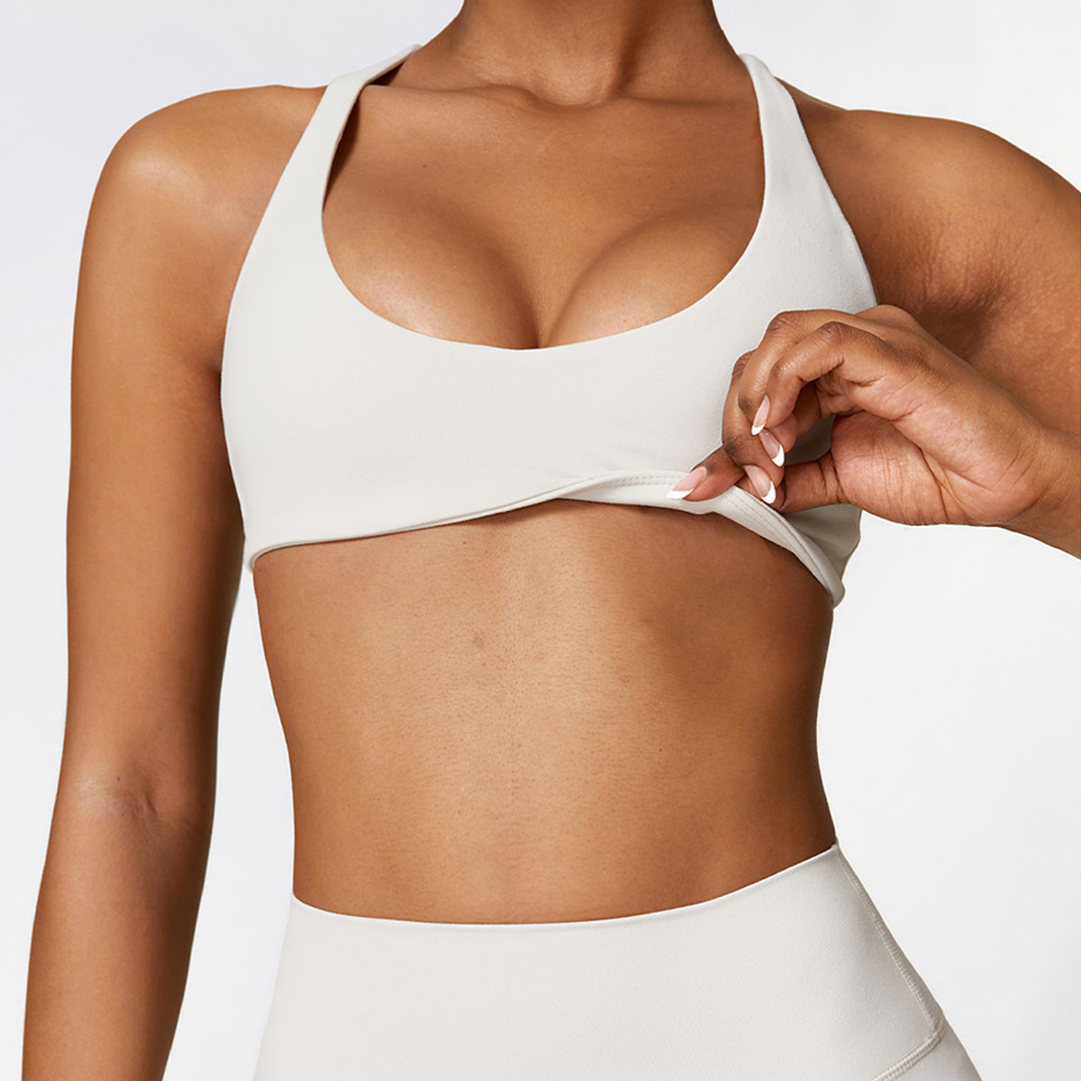 Crisscross Backless Sports Bra