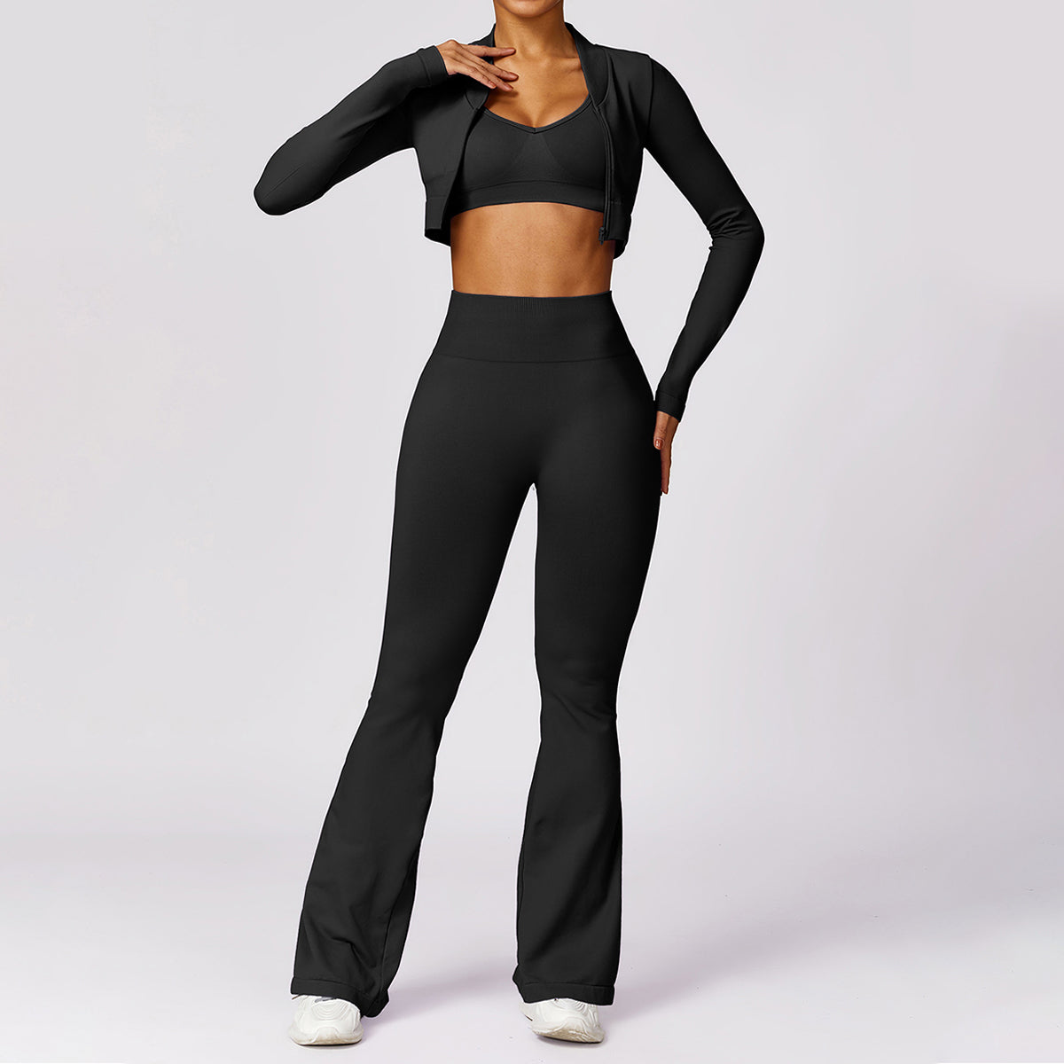 Seamless Sport Flare Leggings - Frossard