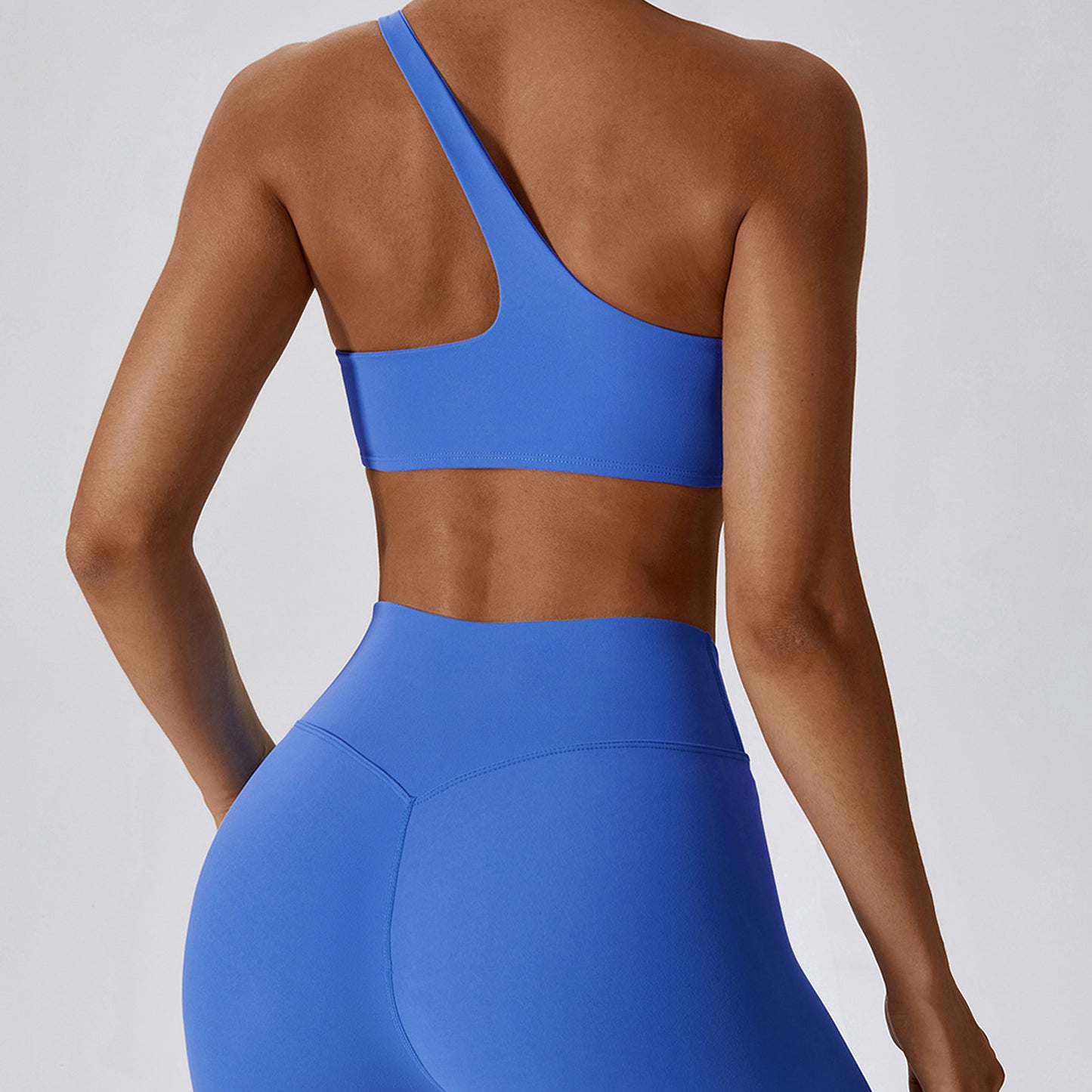Irregular One Shoulder Workout Bra