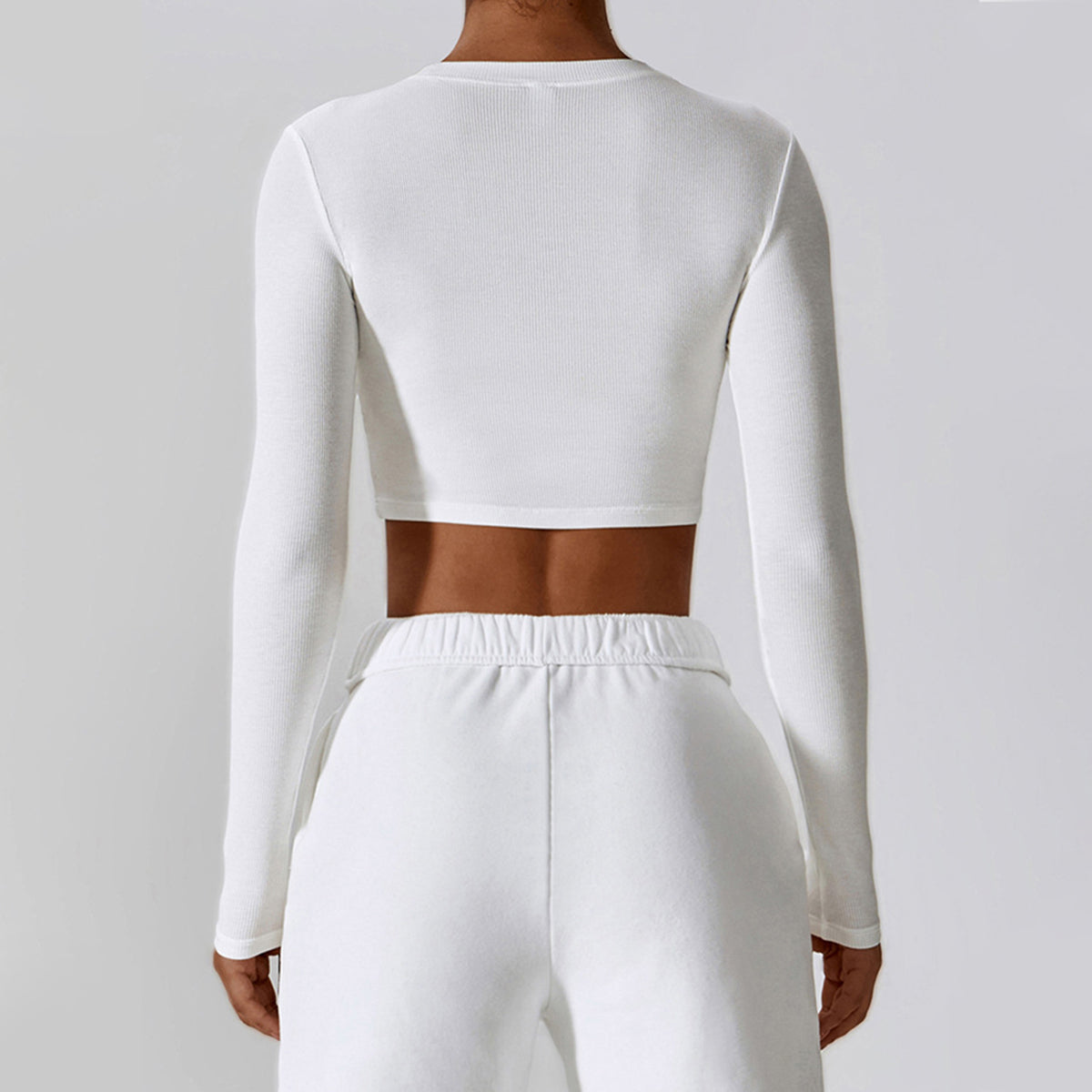 Long Sleeve Cropped Sports Top