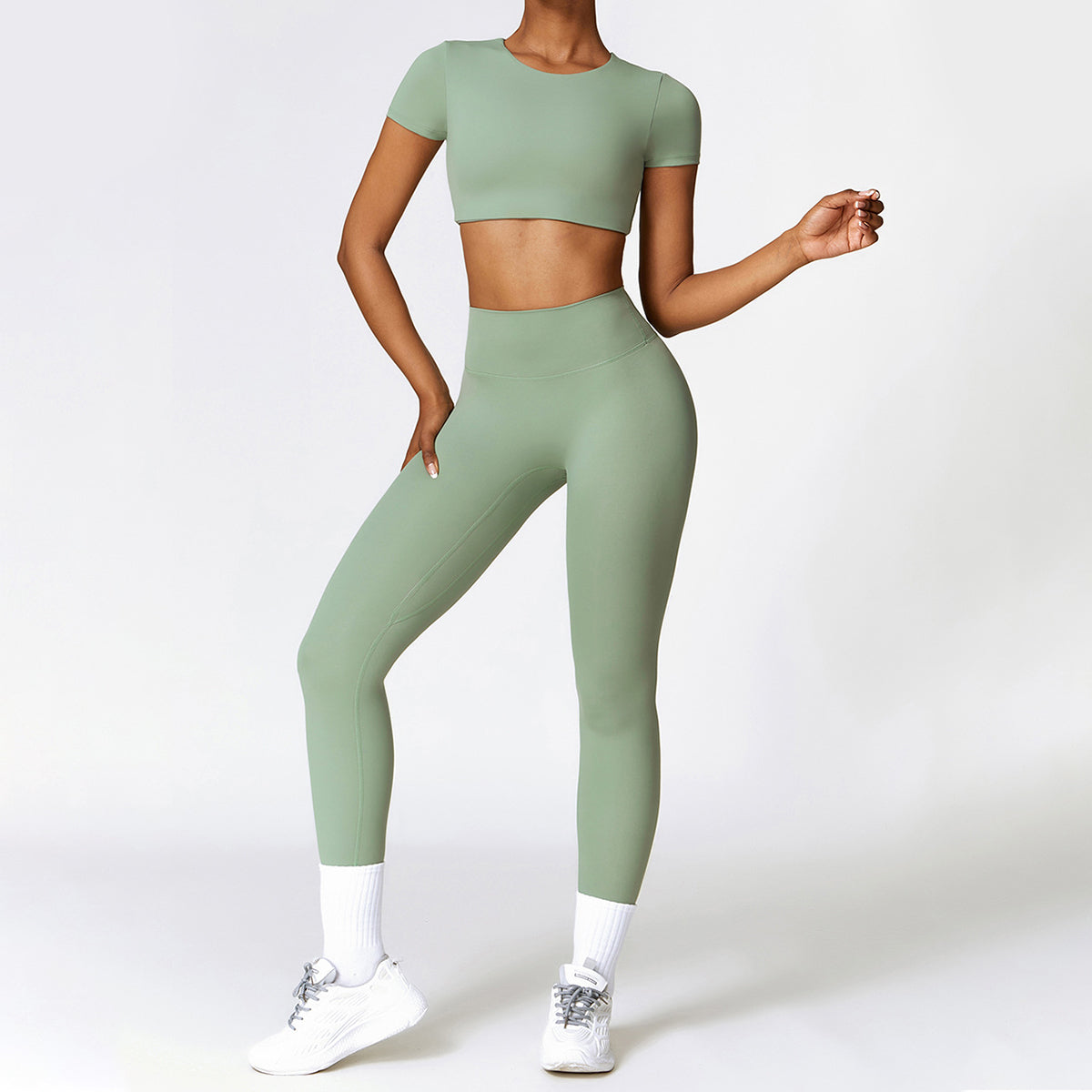 Short Sleeve Workout Top - Taschereau