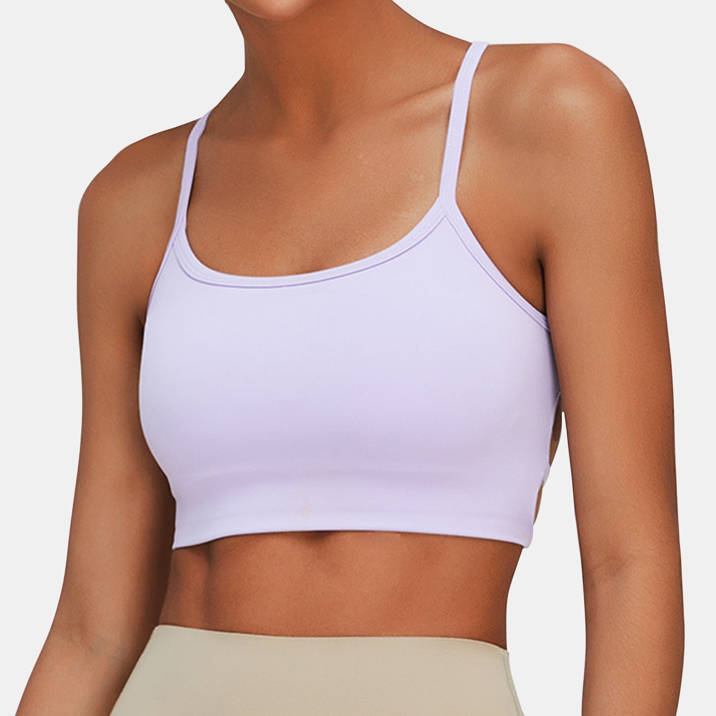 Crisscross Backless Sports Bra - Rochelle