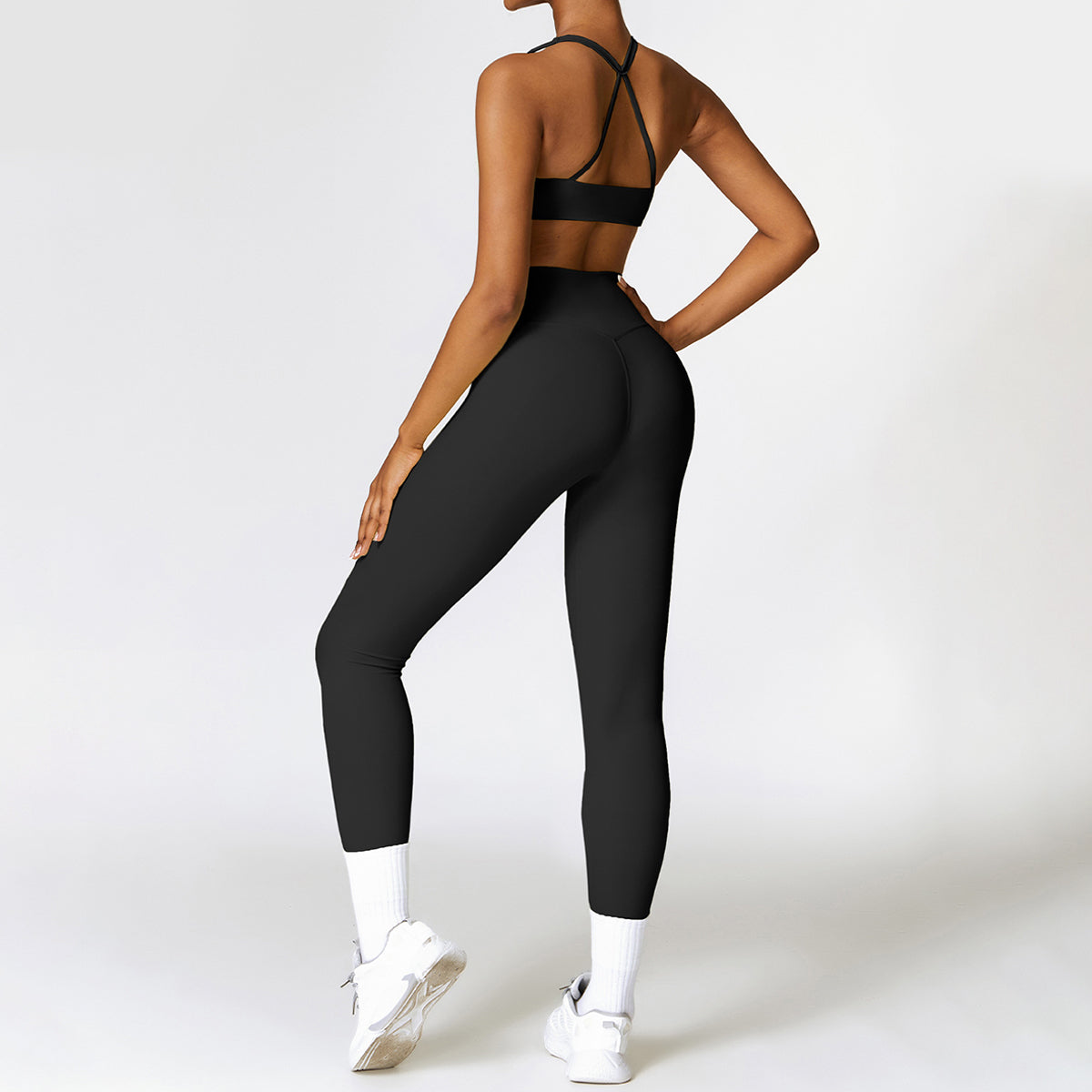Crisscross Backless Sports Bra