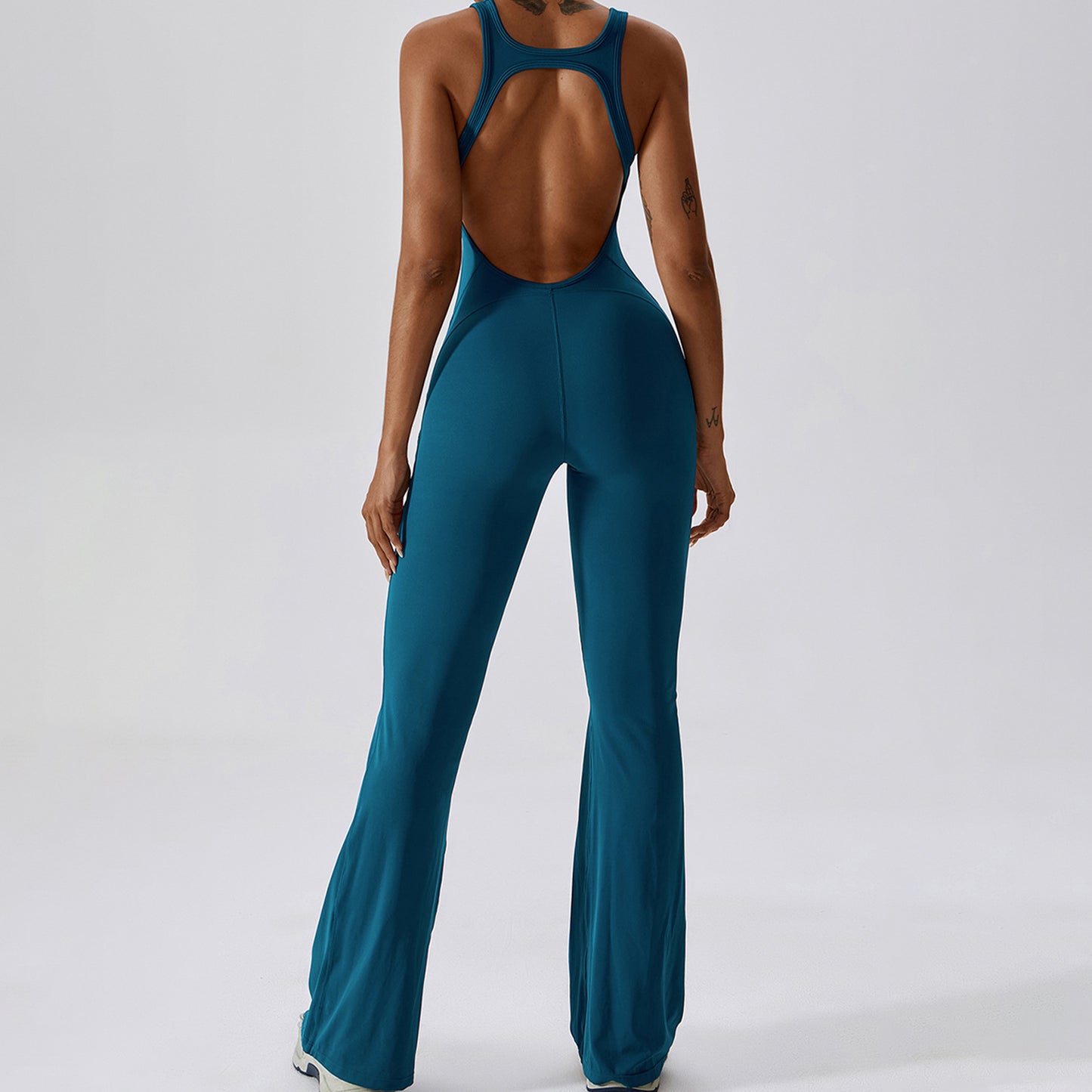 Cut Out Workout Jumpsuit