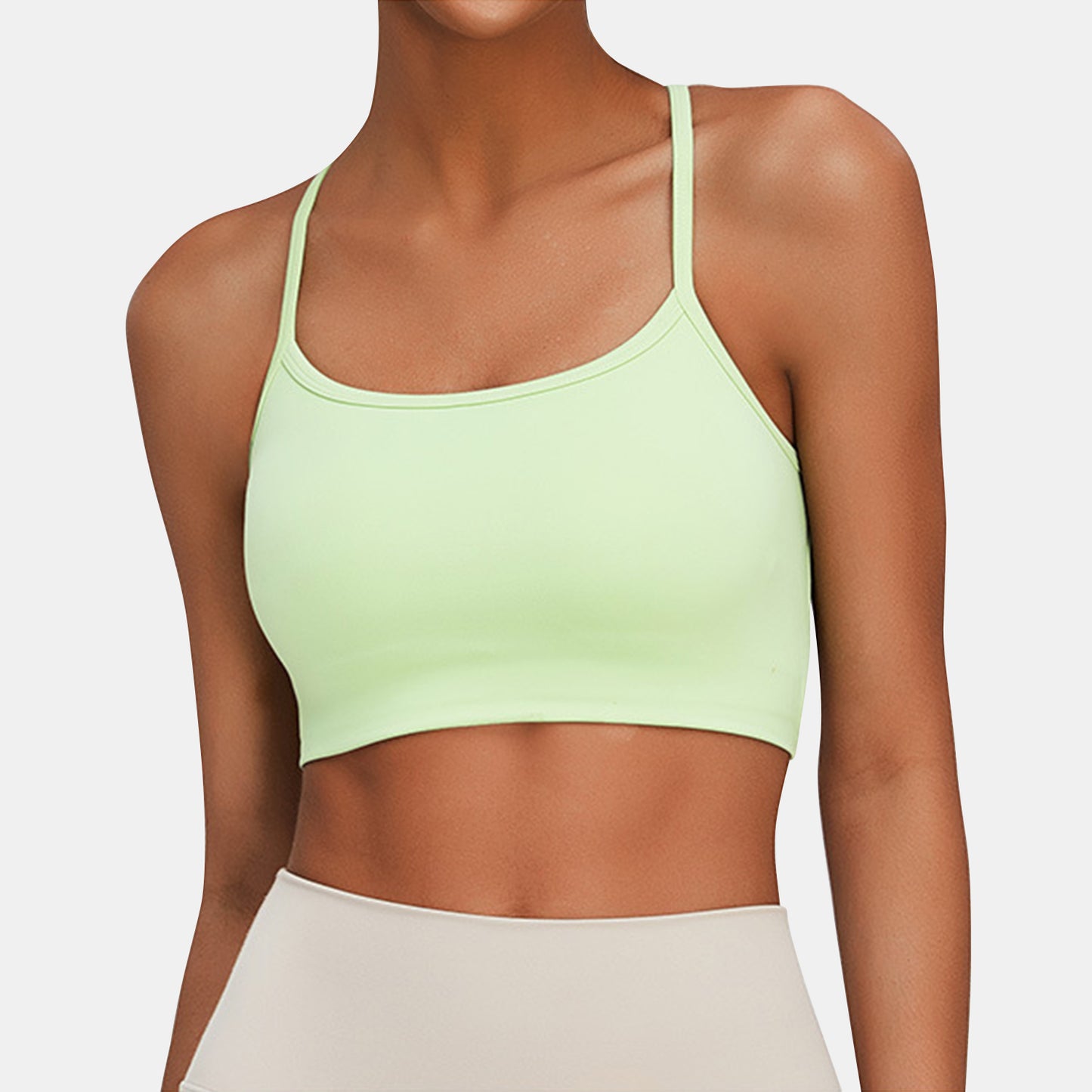 Crisscross Backless Sports Bra - Rochelle