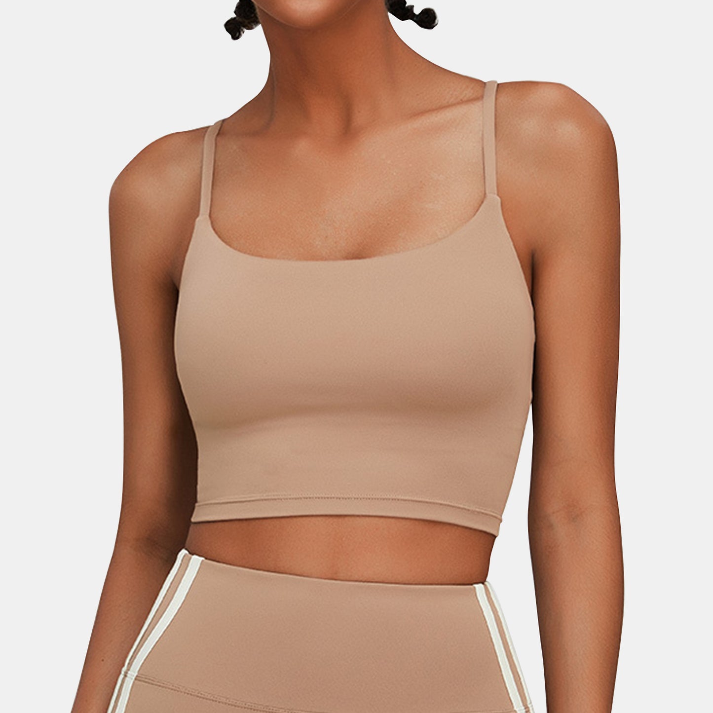 Crisscross Backless Sports Bra - Mertise