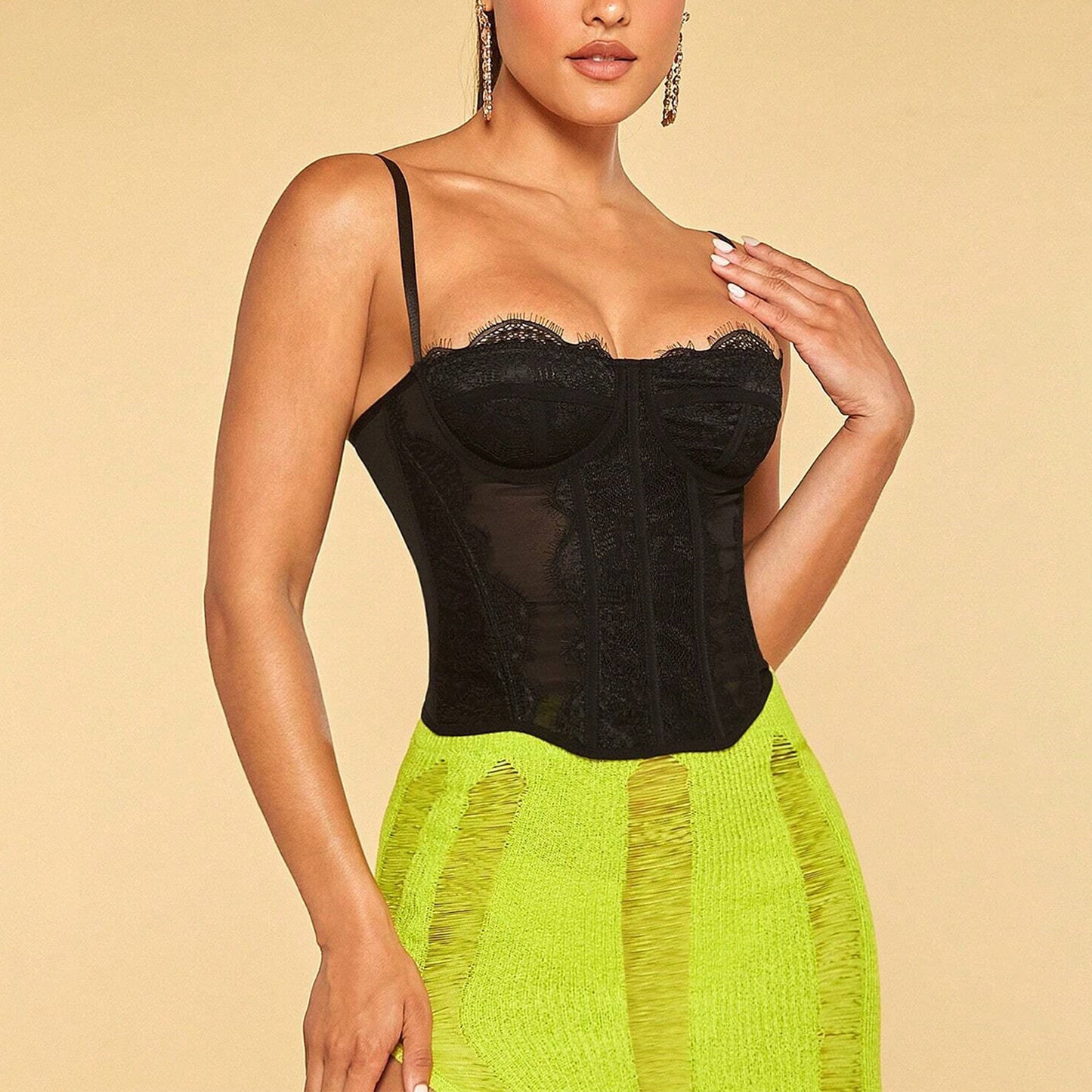Lace Corset Top