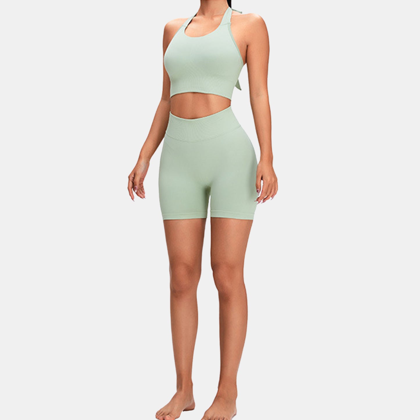Lace Up Workout Tank Top