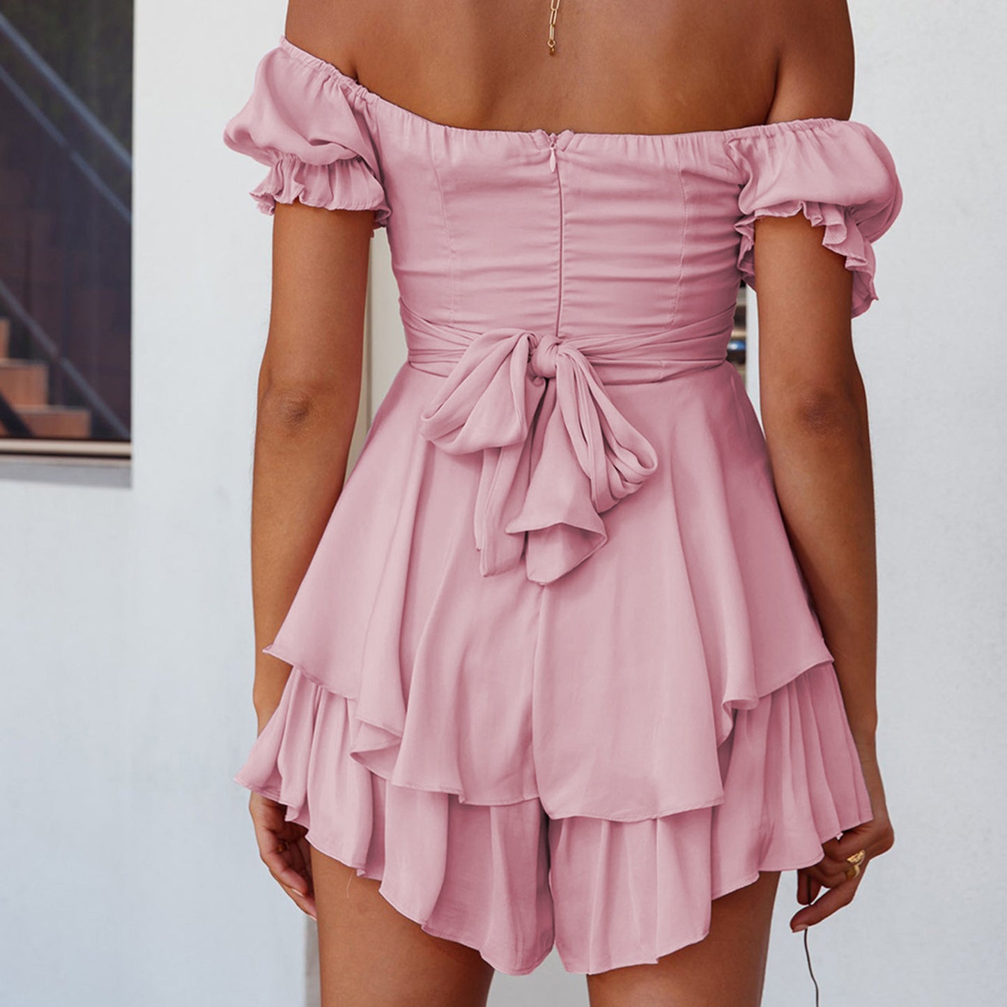 Off Shoulder Romper