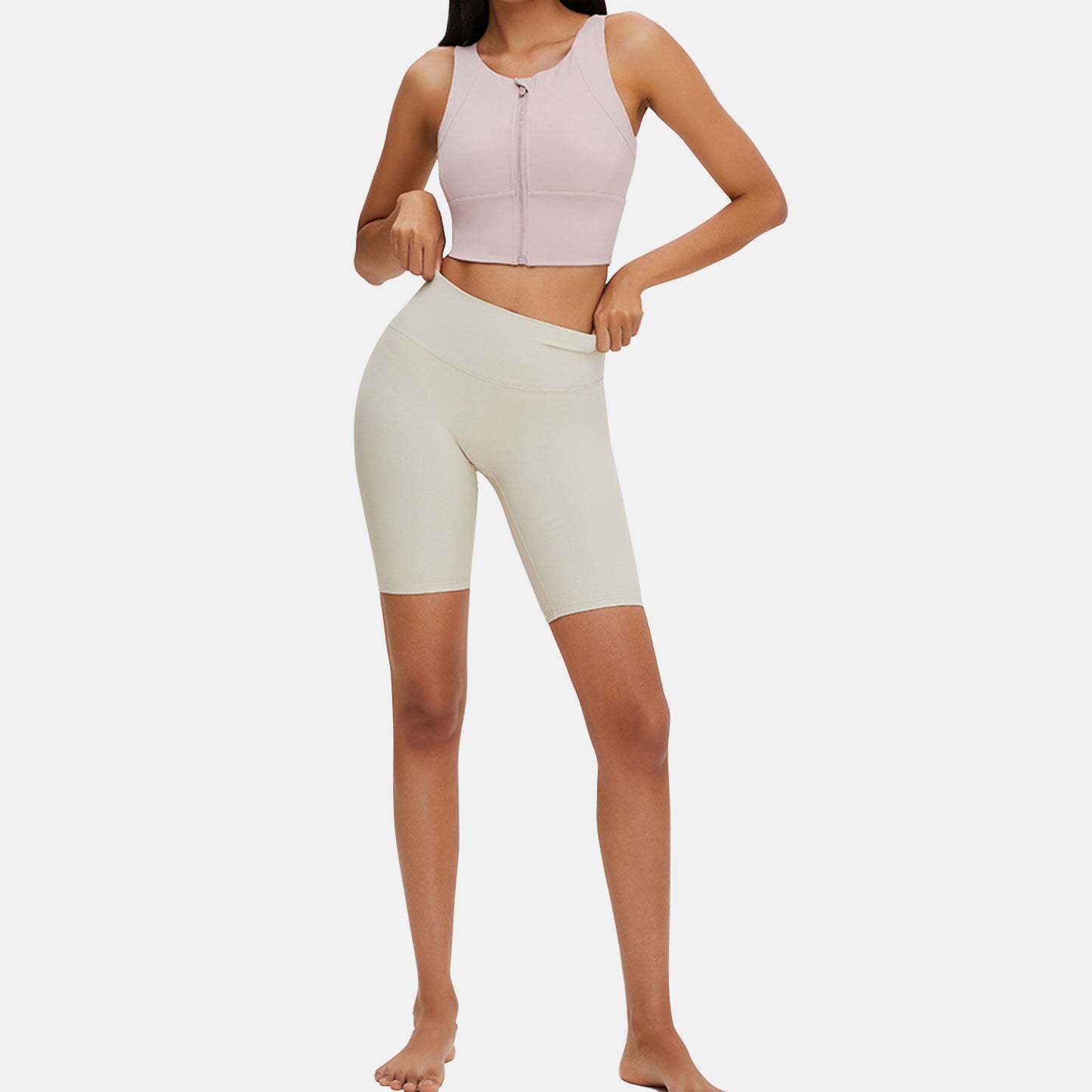 Zipper Yoga Tank Top - Rowina