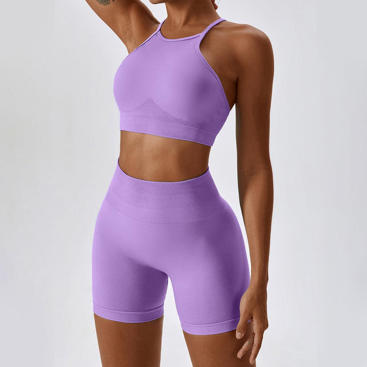 Seamless Cut Out Yoga Tank Top - Rosemonde