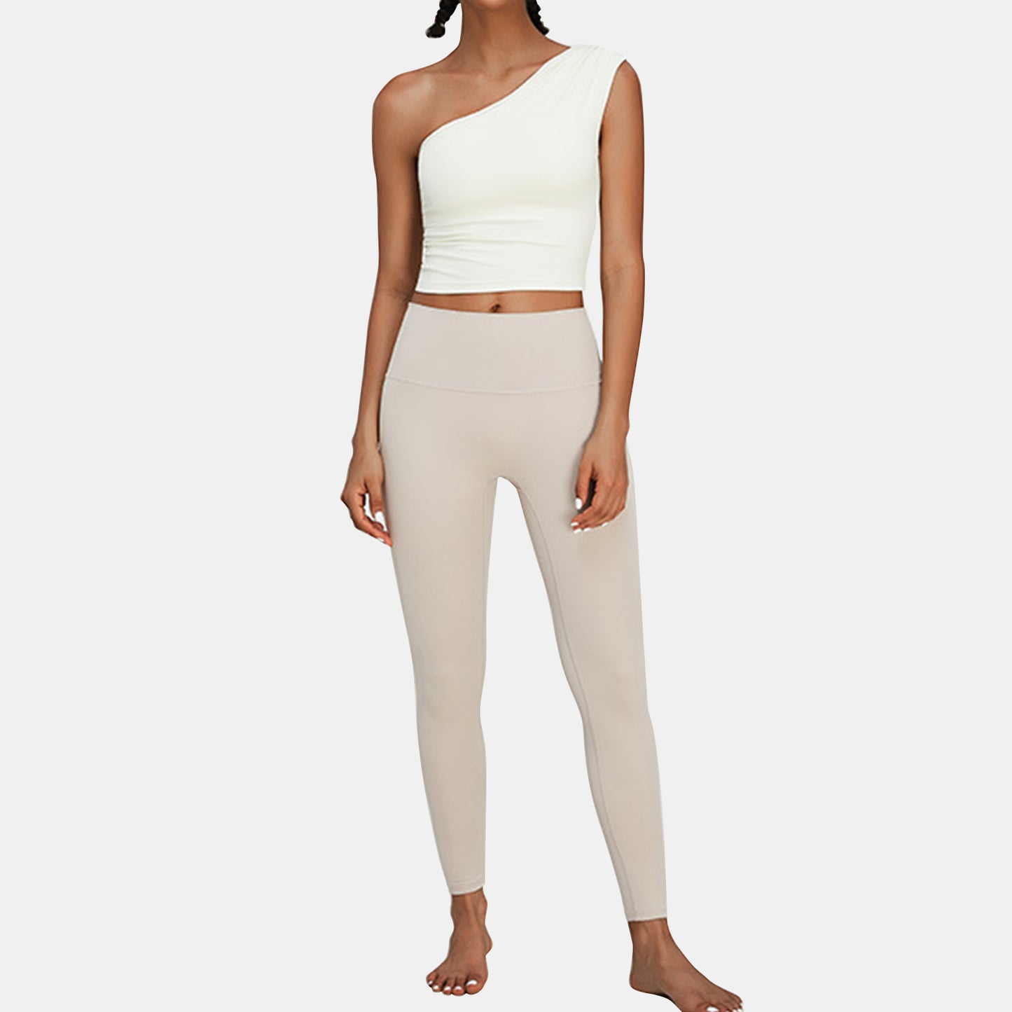 One Shoulder Sports Tank Top