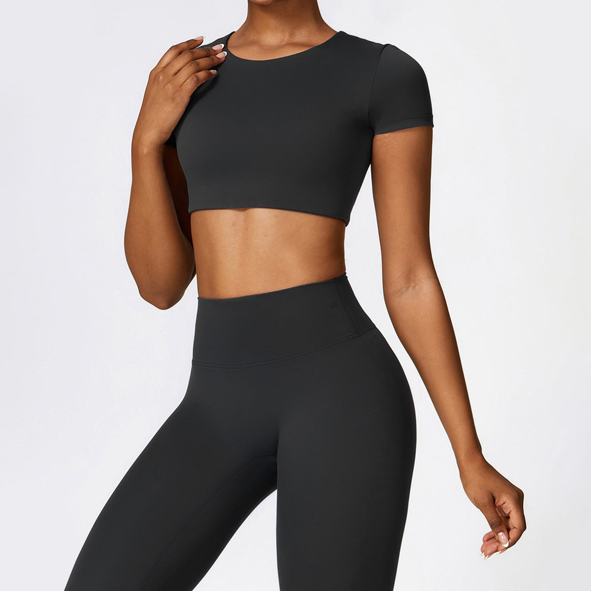 Short Sleeve Workout Top - Taschereau