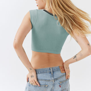 Cap Sleeve Cropped Top