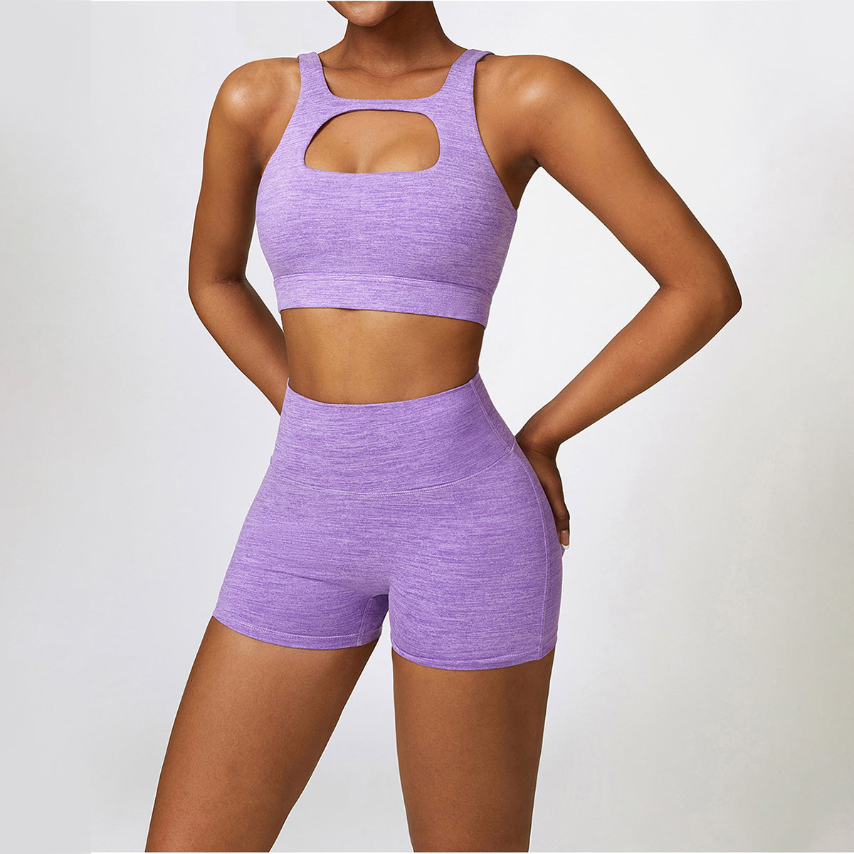 Cut Out Sports Bra -Front and Back Wearable