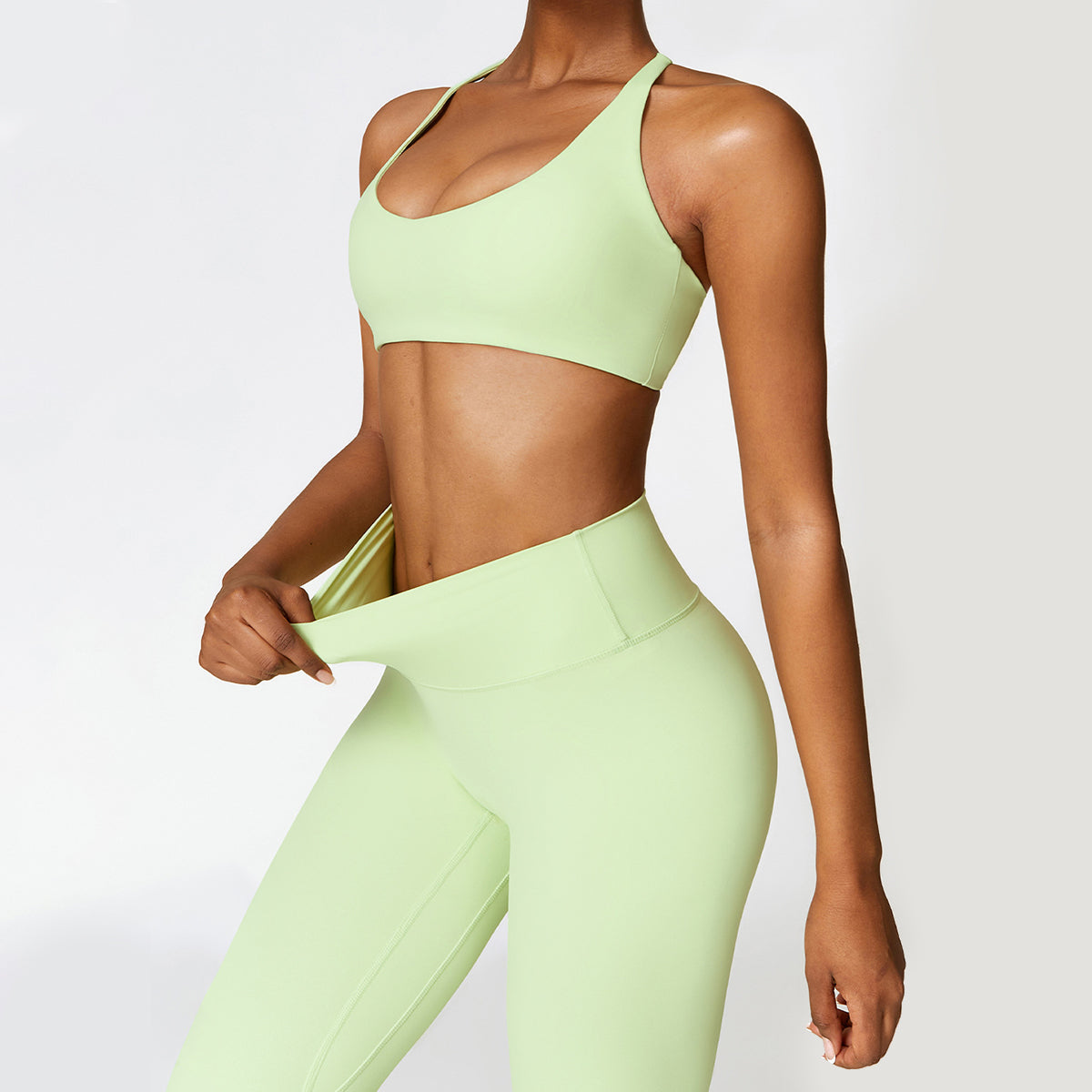 Crisscross Backless Sports Bra