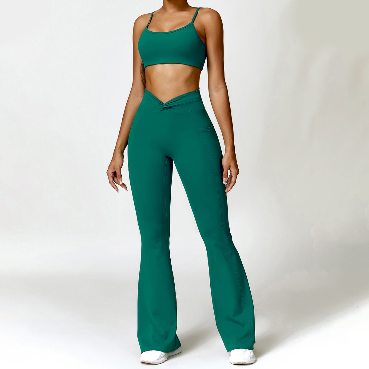 Twisted Sport Flare Leggings
