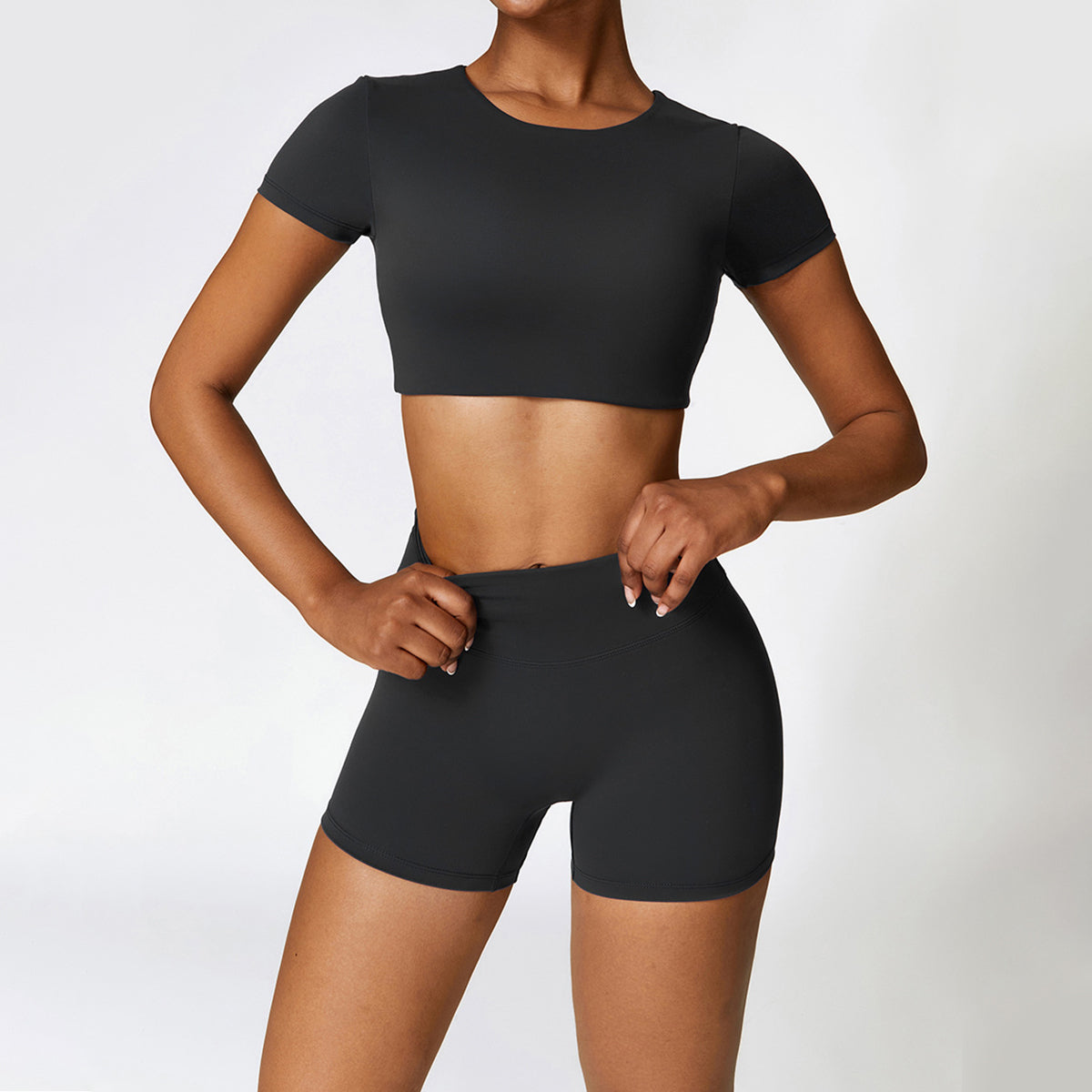 Short Sleeve Workout Top - Taschereau