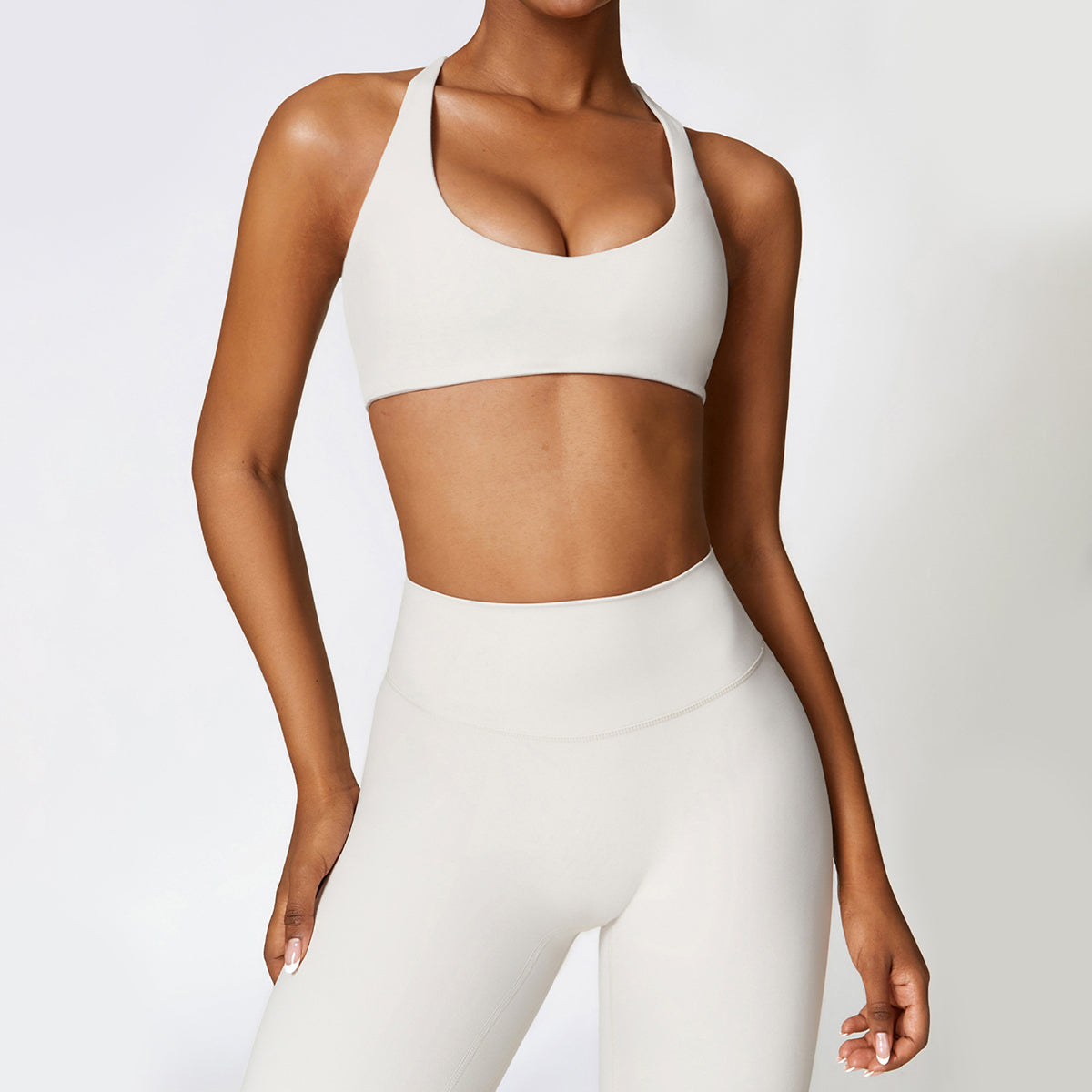 Crisscross Backless Sports Bra