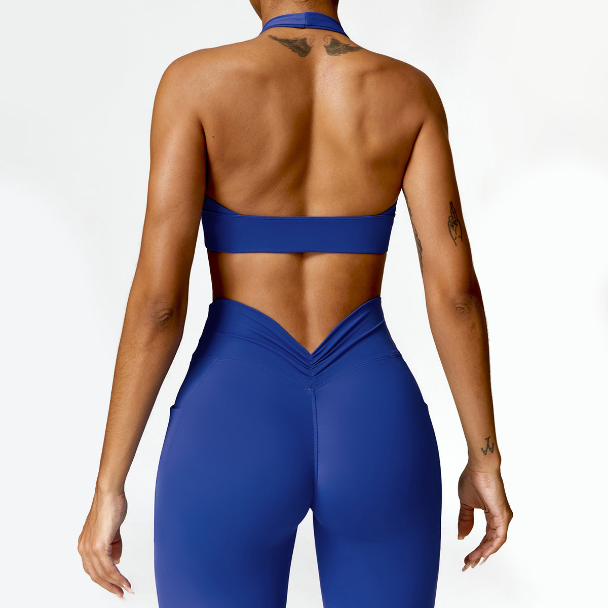 Backless Halter Sports Bra - Brice