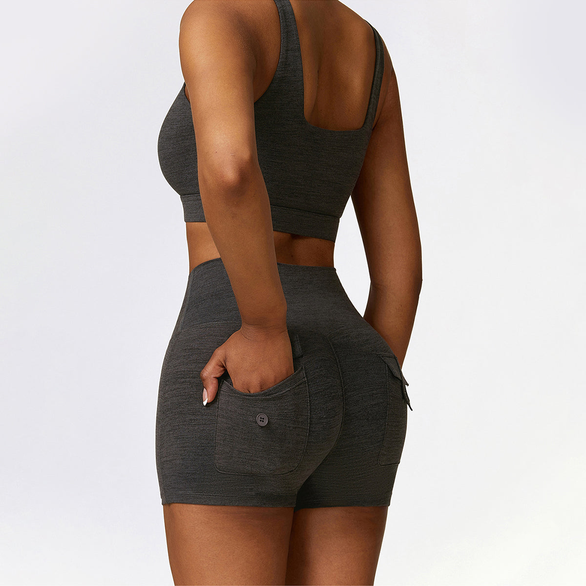 Cut Out Sports Bra -Front and Back Wearable