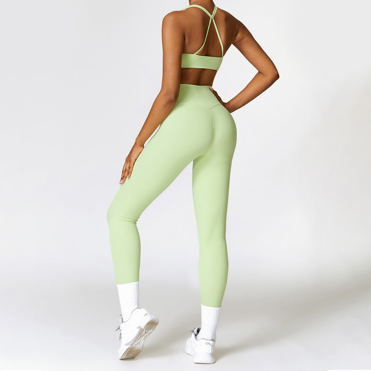 Crisscross Backless Sports Bra