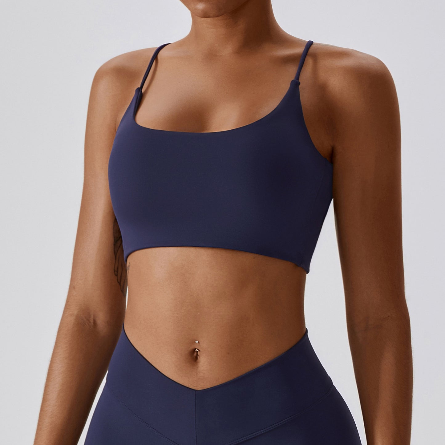 Backless Crisscross Workout Bra