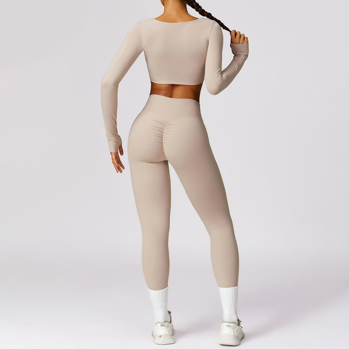 Twisted Long Sleeve Sports Top