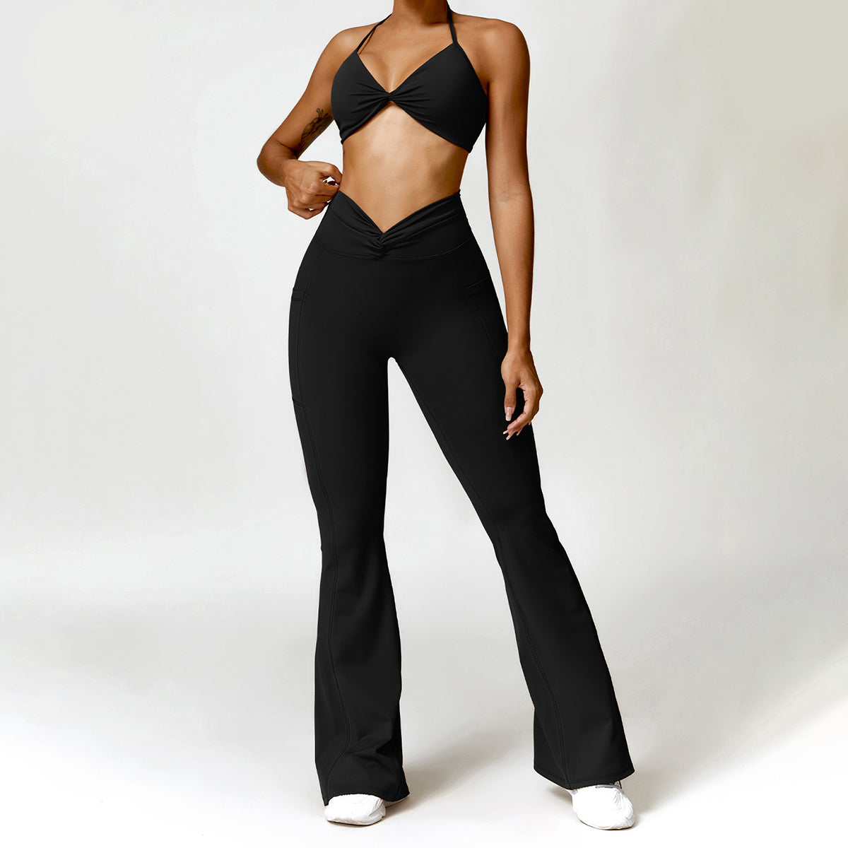 Twisted Sport Flare Leggings