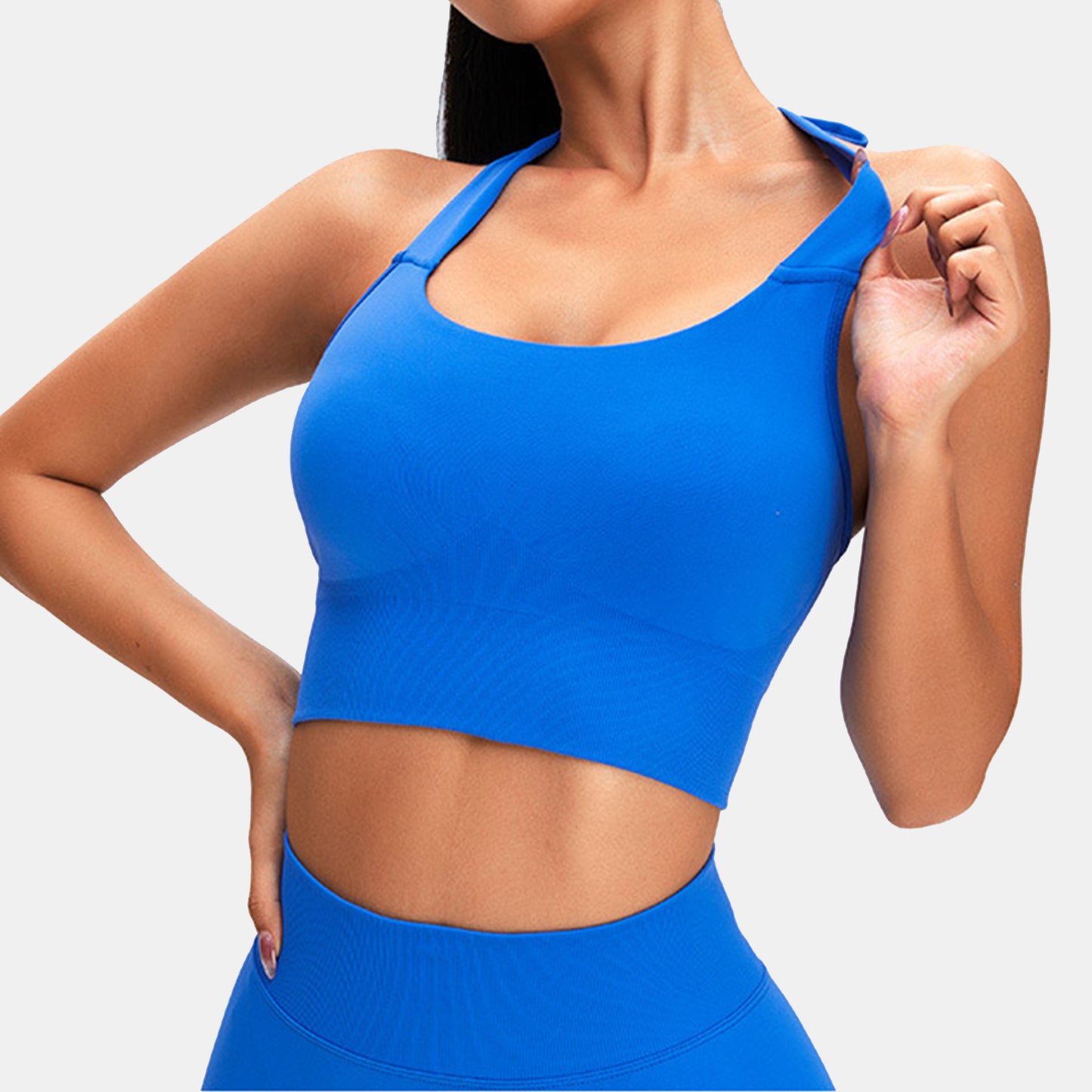 Lace Up Workout Tank Top