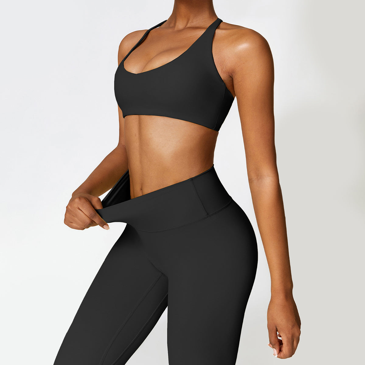 Crisscross Backless Sports Bra