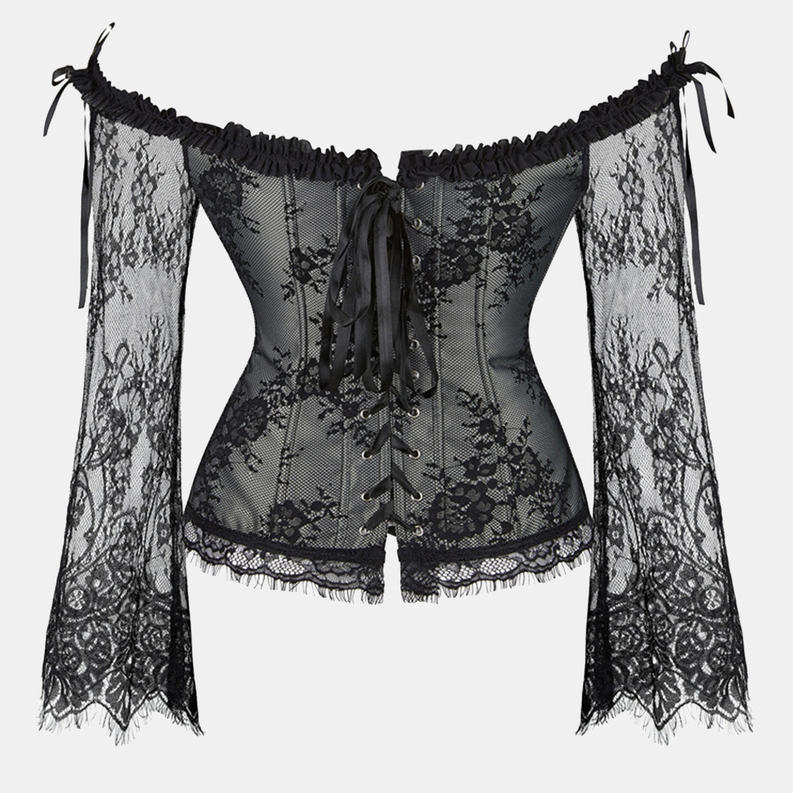 Gothic Mesh Corset Top