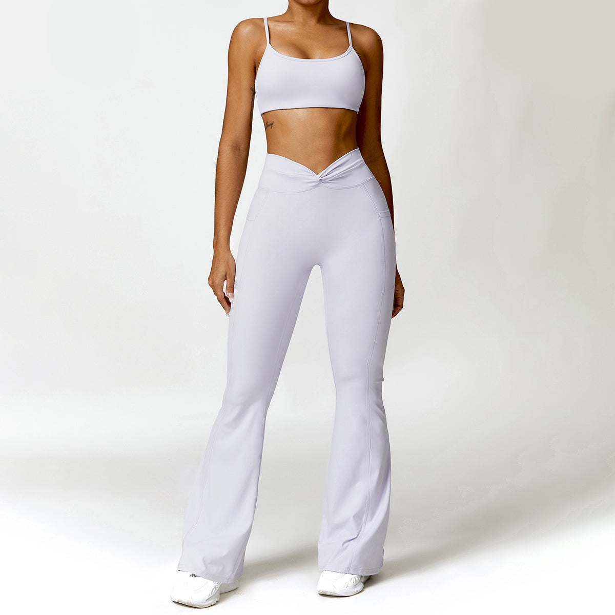 Twisted Sport Flare Leggings
