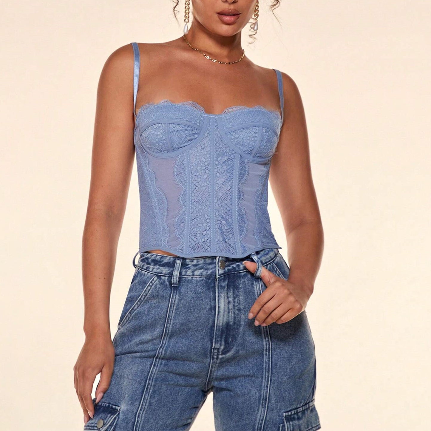 Lace Corset Top
