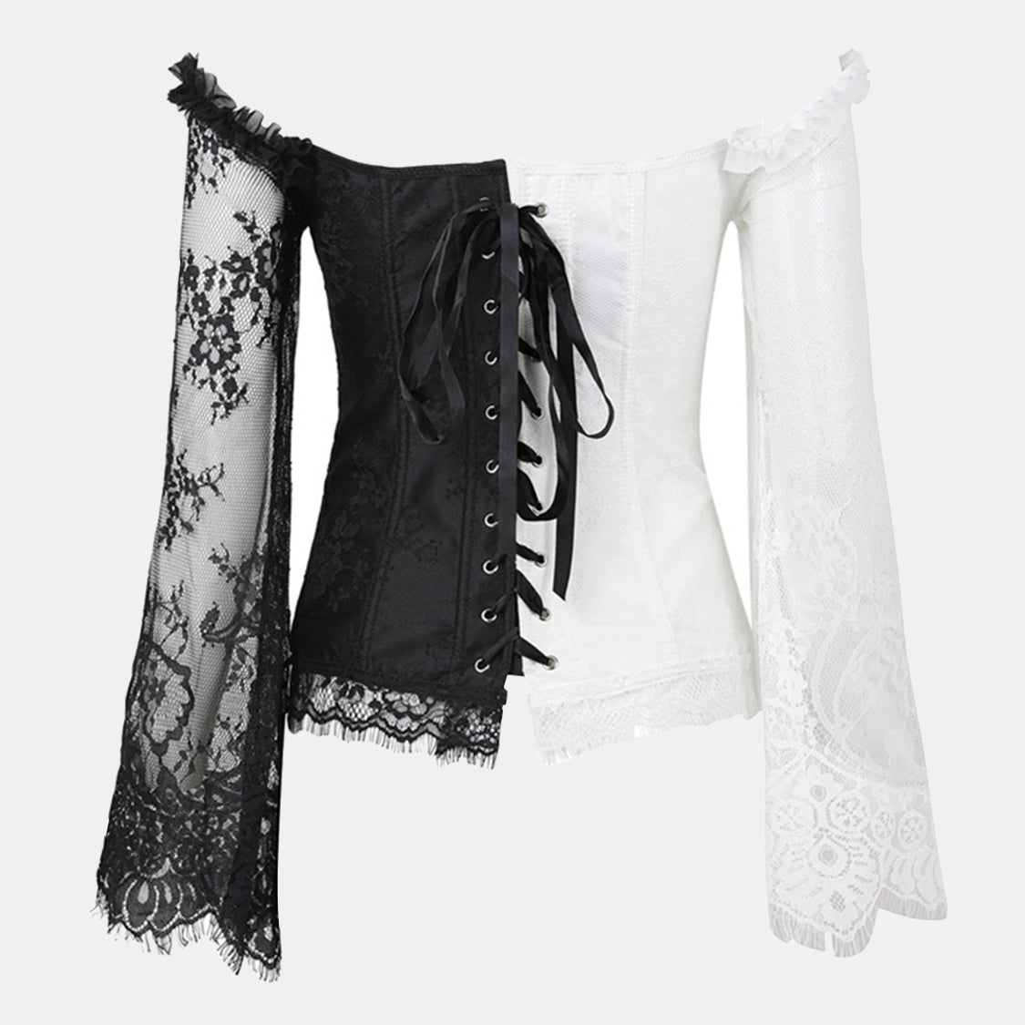 Gothic Mesh Corset Top
