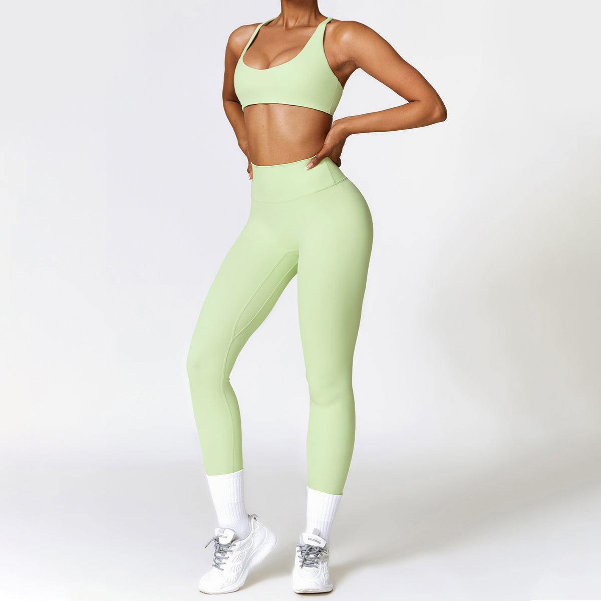 Crisscross Backless Sports Bra
