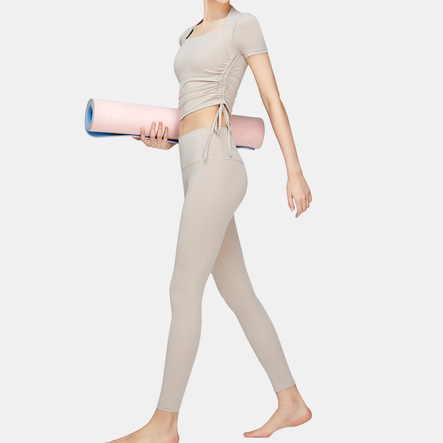 Drawstring Cropped Top - Antiope