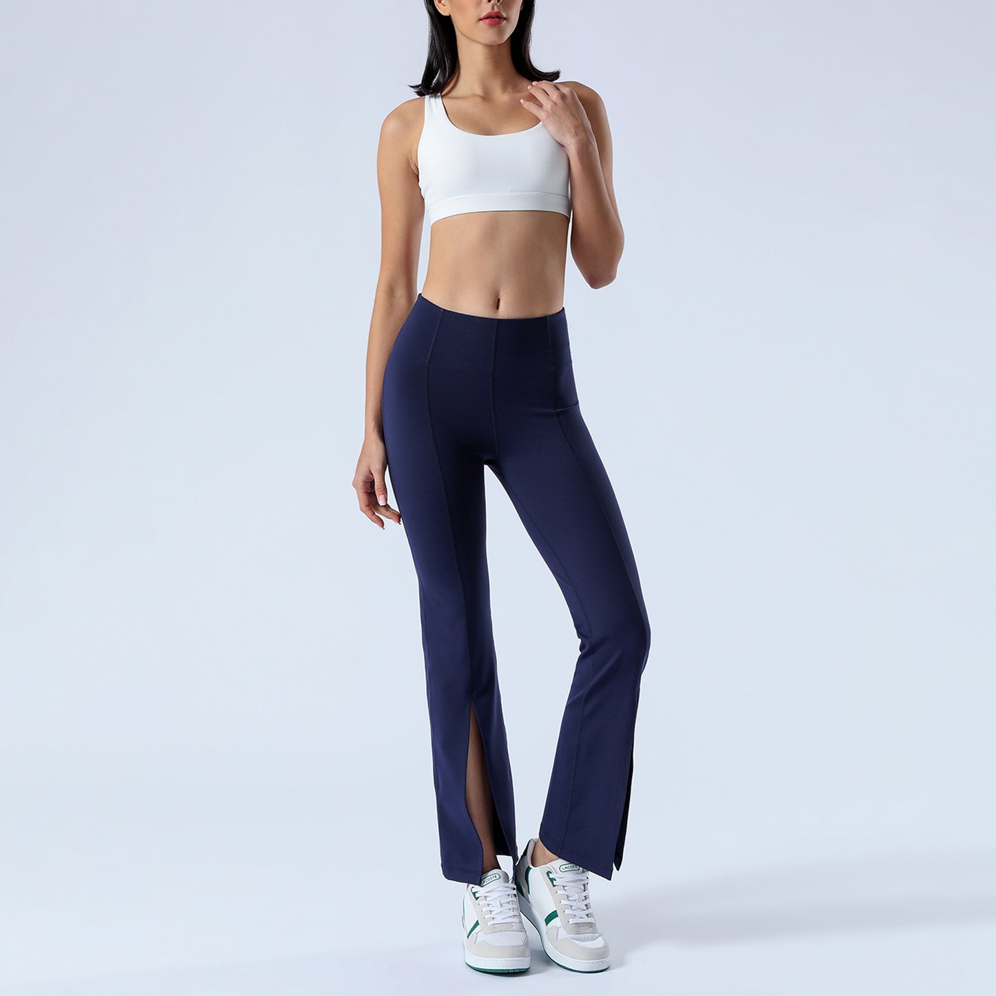 Split Hem Flare Yoga Leggings
