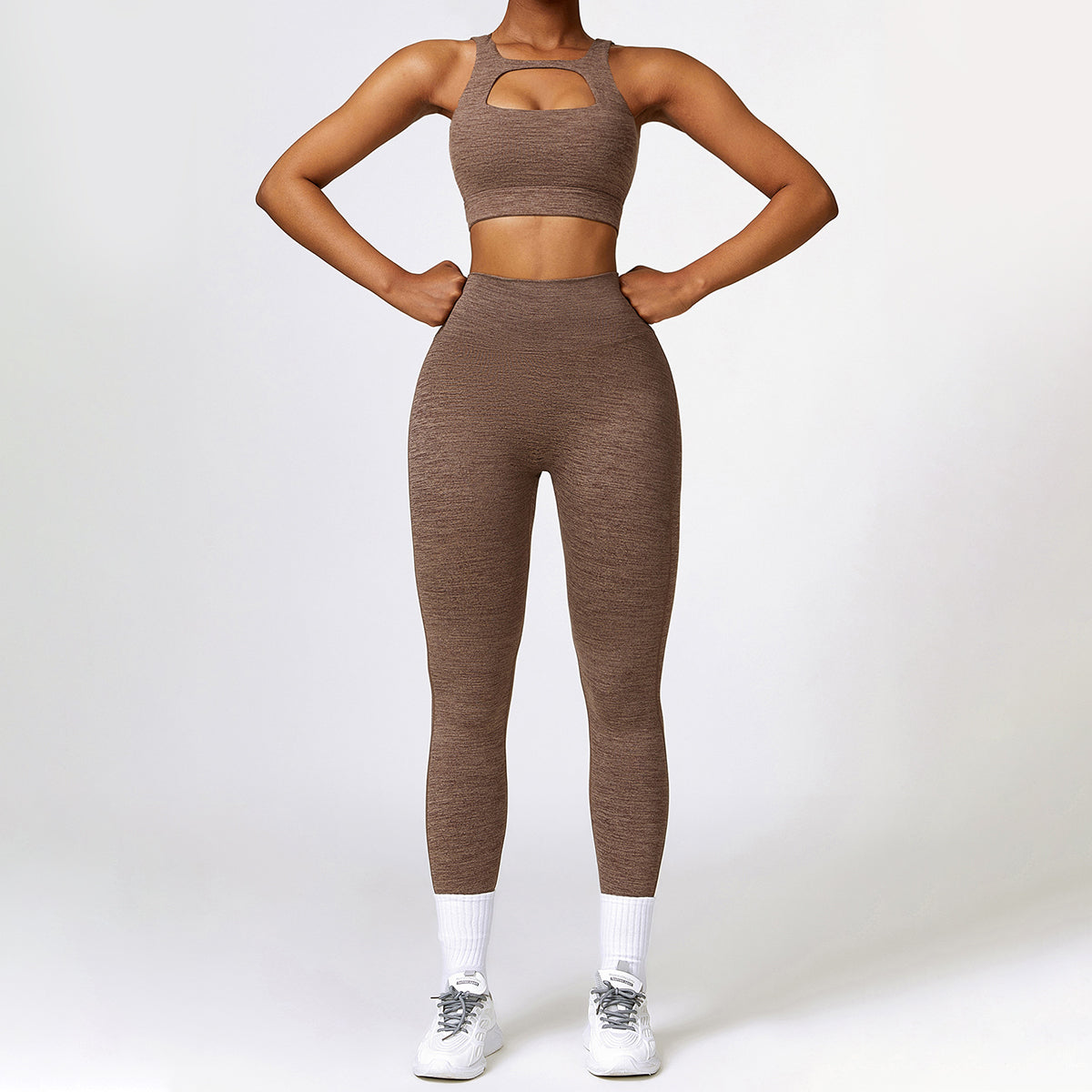Cut Out Sports Bra -Front and Back Wearable