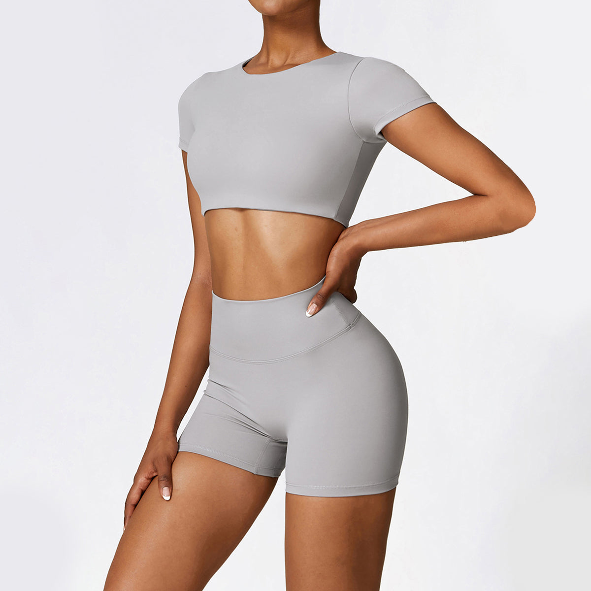 Short Sleeve Workout Top - Taschereau