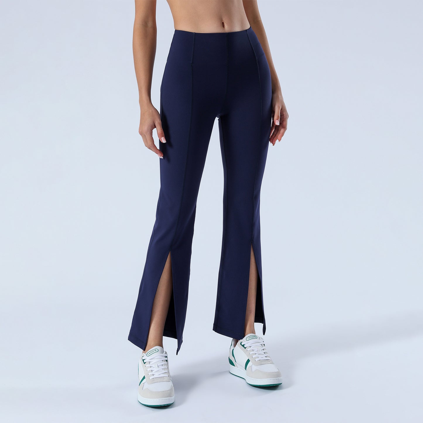 Split Hem Flare Yoga Leggings