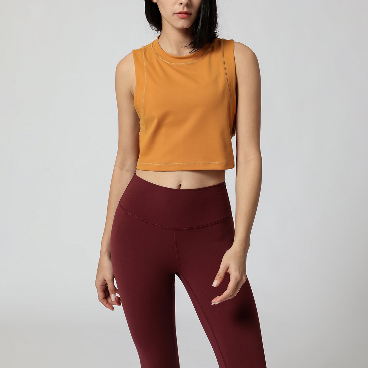 Loose Cropped Tank Top - Hughey