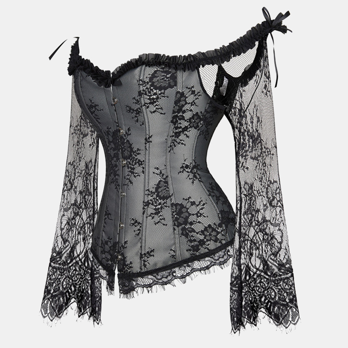 Gothic Mesh Corset Top