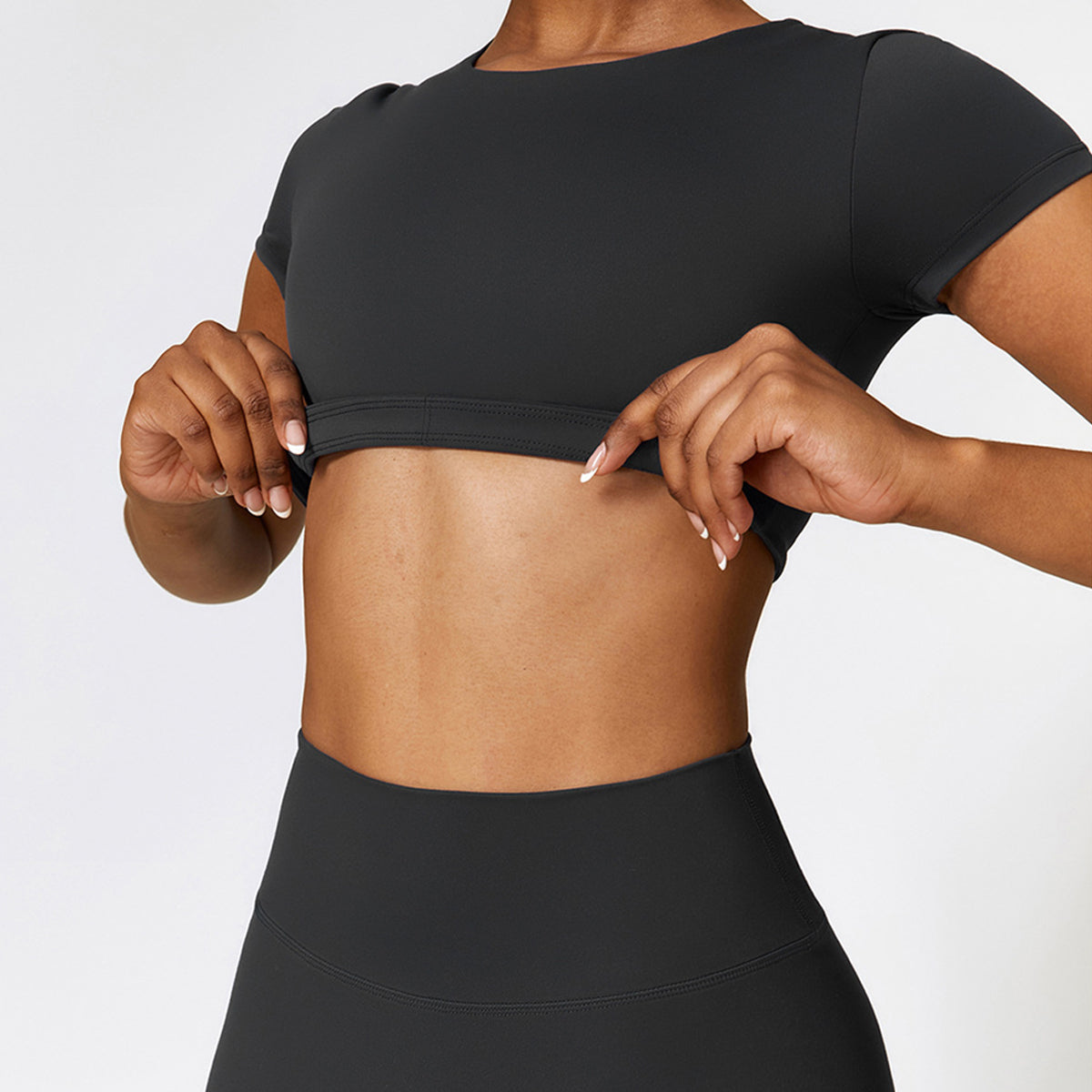 Short Sleeve Workout Top - Taschereau