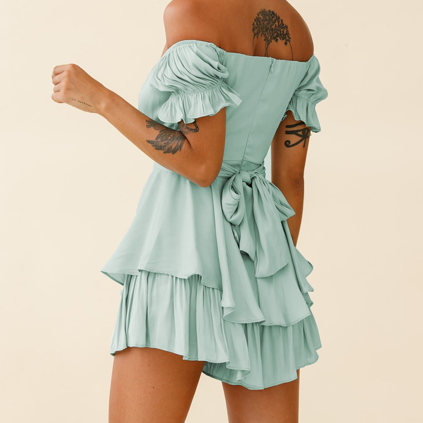 Off Shoulder Romper