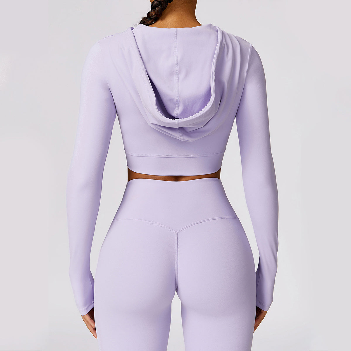 Hoodie Cropped Sports Top - Etel