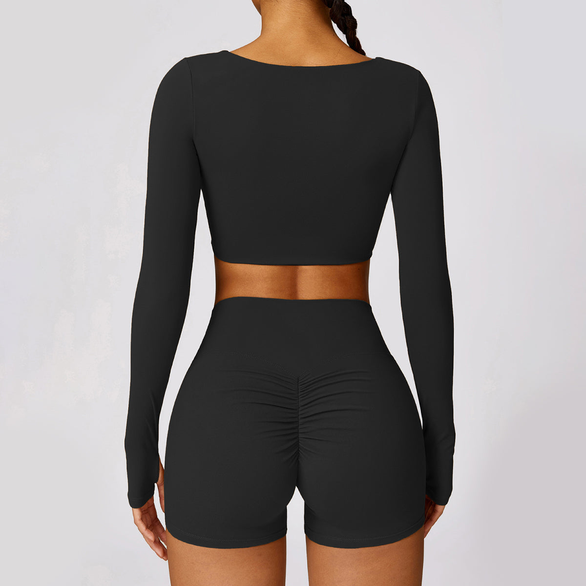 Twisted Long Sleeve Sports Top