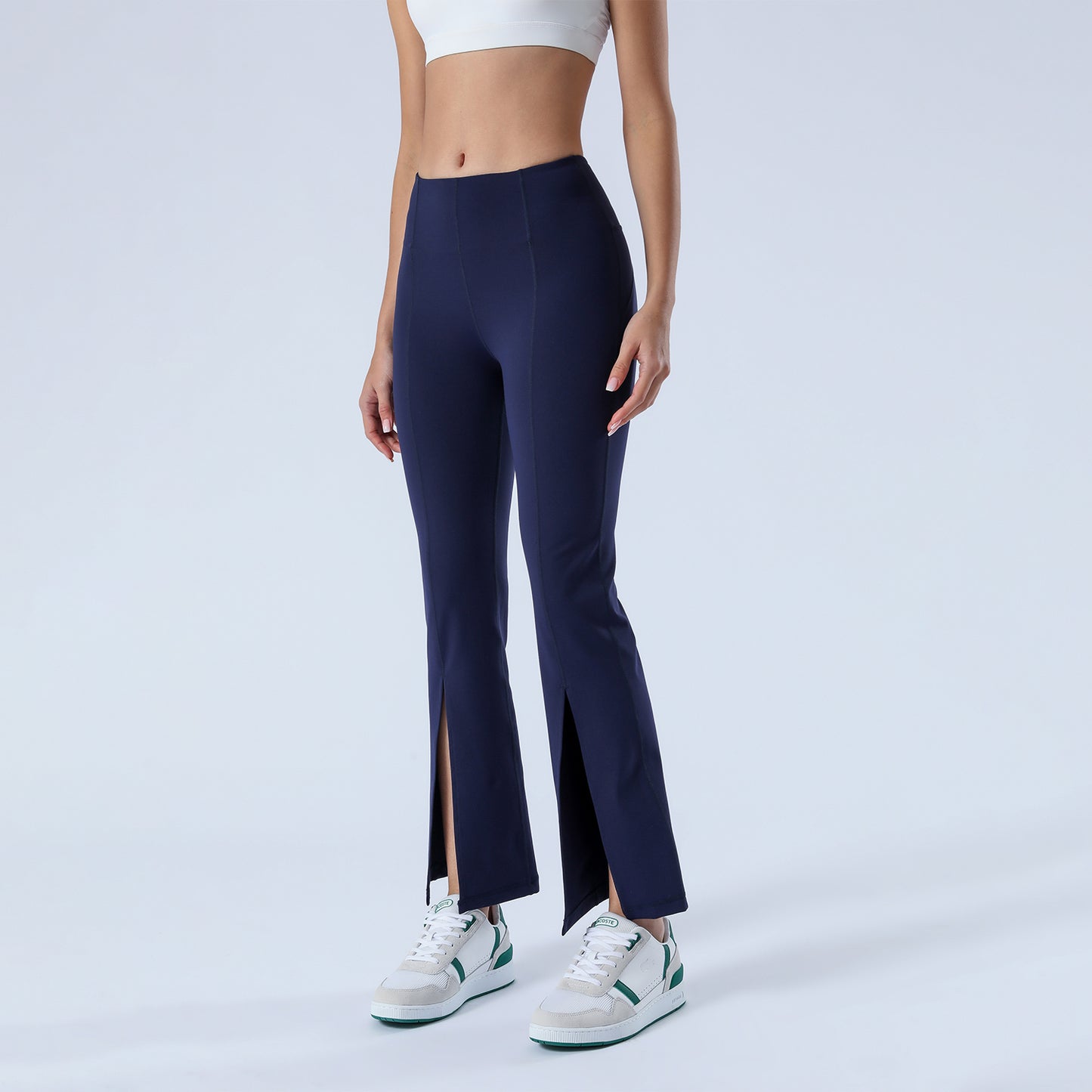 Split Hem Flare Yoga Leggings