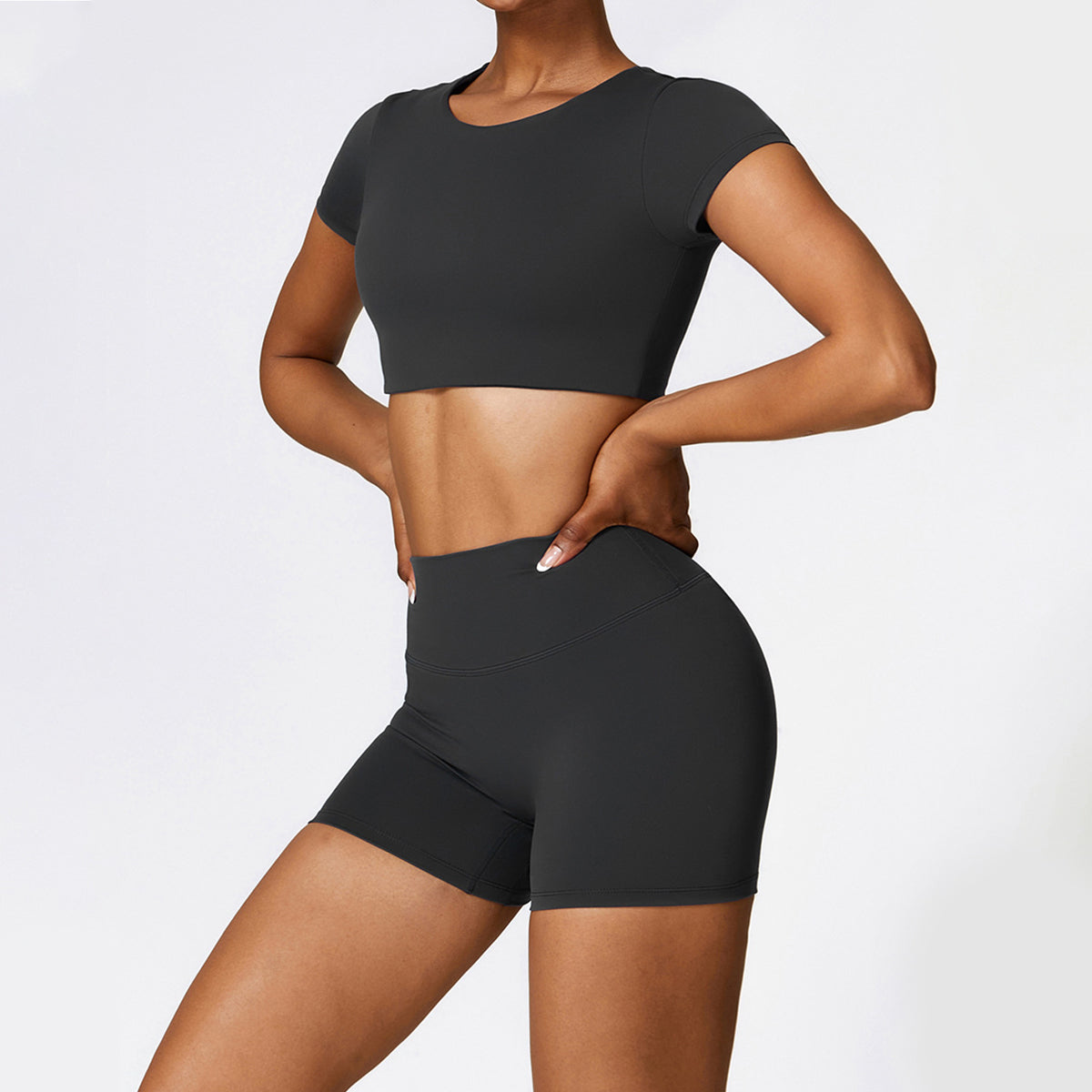 Short Sleeve Workout Top - Taschereau
